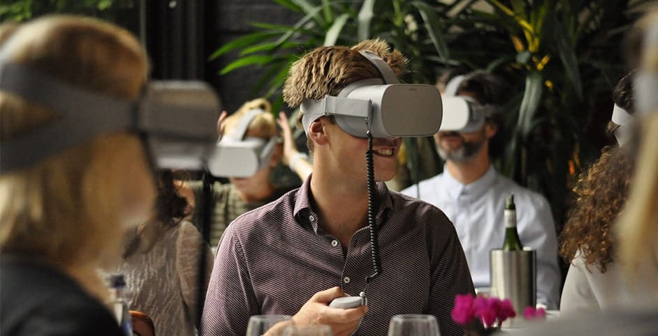 Virtual reality bedrijfsuitje diner Haarlem
